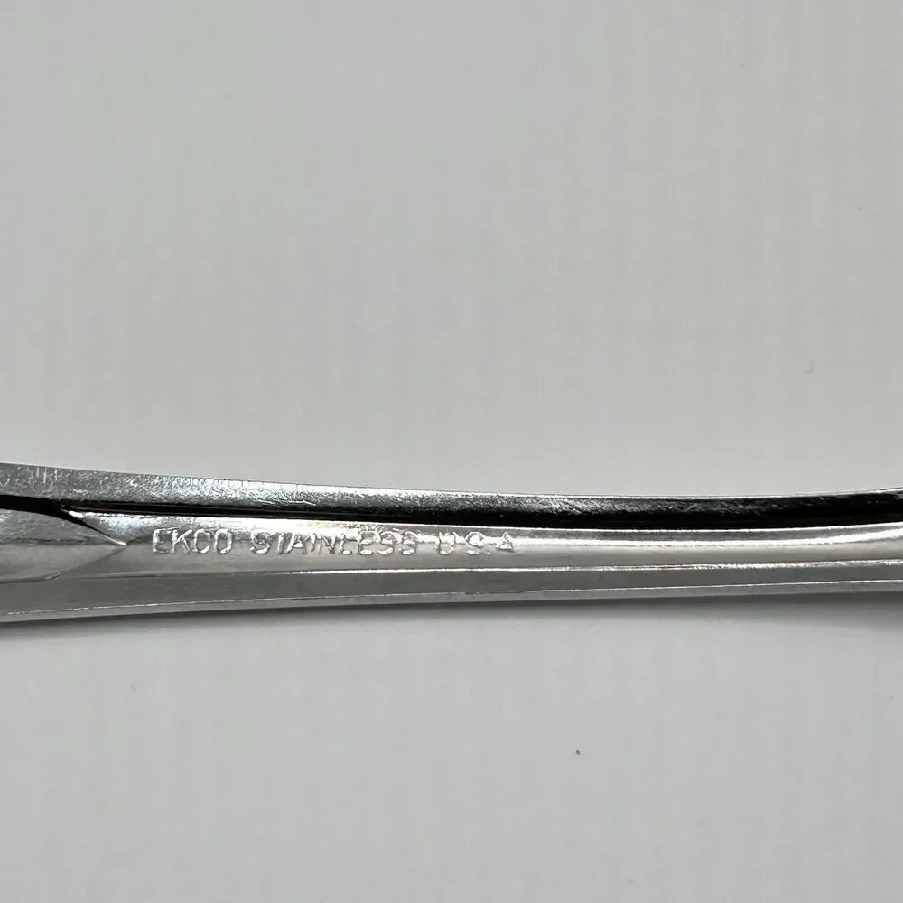 Ekco EKS7 Stainless Pie Server Glossy USA Chevron Geometric Center Flatware